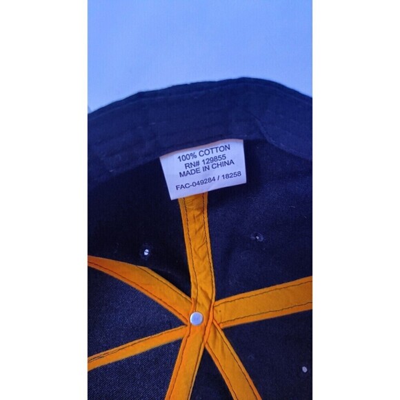 The Lion King Disney Baseball Cap Hat Adjustable Size 100% Cotton Black Gold - Picture 7 of 8